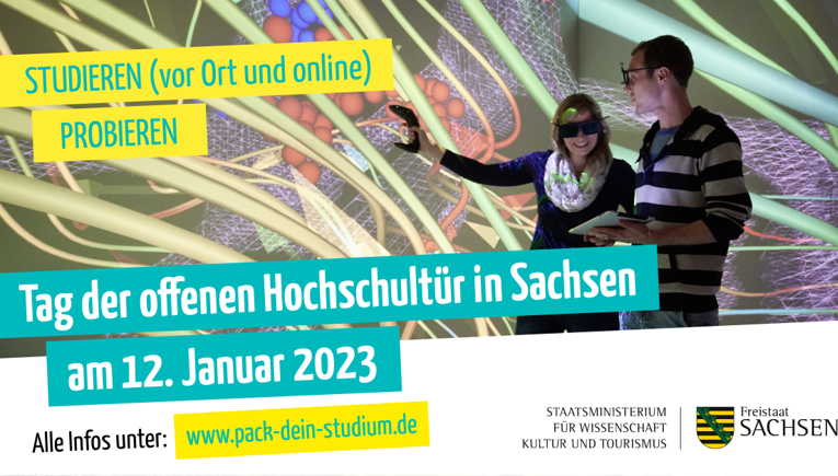Ankündigung Tag der offenen Hochschultür am 12. Januar 2023